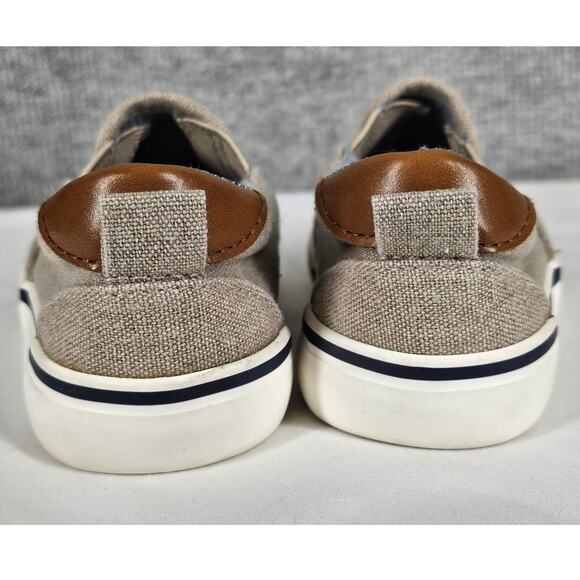 TOMMY BAHAMA UNISEX KHAKI SLIP-ON CANVAS SHOES TODDLER SIZE 6 - Picture 5 of 9